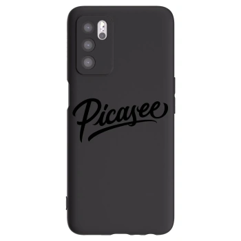Picasee husă neagră din silicon pentru OPPO A16s - Picasee - old logo - black