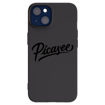 Picasee husă neagră din silicon pentru Apple iPhone 14 - Picasee - old logo - black