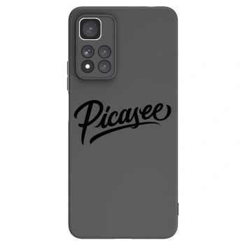 Picasee husă neagră din silicon pentru Xiaomi Redmi Note 11 Pro+ 5G - Picasee - old logo - black