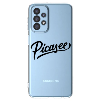 Picasee husă transparentă din silicon pentru Samsung Galaxy A23 A235F 4G - Picasee - old logo - black