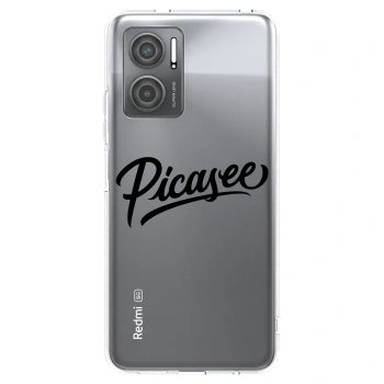Picasee husă transparentă din silicon pentru Xiaomi Redmi 10 5G - Picasee - old logo - black