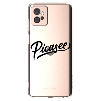 Picasee husă transparentă din silicon pentru Motorola Moto G32 - Picasee - old logo - black