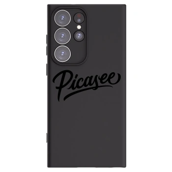 Picasee husă neagră din silicon pentru Samsung Galaxy S23 Ultra 5G - Picasee - old logo - black