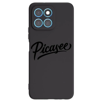 Picasee husă neagră din silicon pentru Honor X6 - Picasee - old logo - black