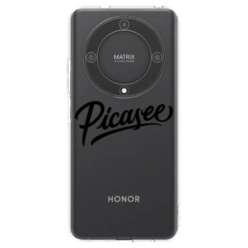 Picasee husă transparentă din silicon pentru Honor Magic5 Lite 5G - Picasee - old logo - black