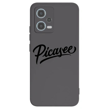 Picasee husă neagră din silicon pentru Xiaomi Redmi Note 12 5G - Picasee - old logo - black