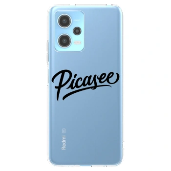Picasee husă transparentă din silicon pentru Xiaomi Redmi Note 12 5G - Picasee - old logo - black