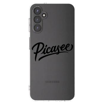 Picasee husă transparentă din silicon pentru Samsung Galaxy A14 4G A145R - Picasee - old logo - black