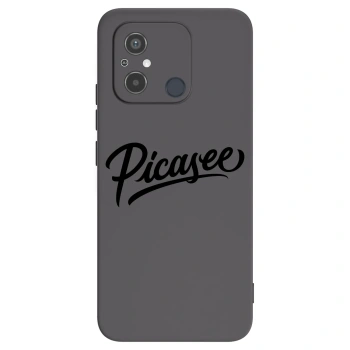 Picasee husă neagră din silicon pentru Xiaomi Redmi 12C - Picasee - old logo - black