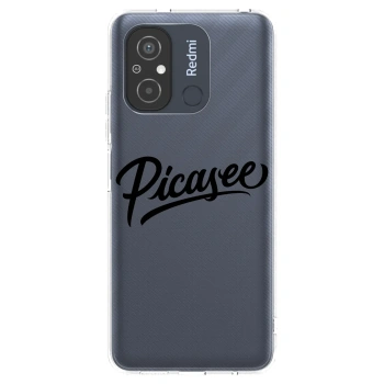 Picasee husă transparentă din silicon pentru Xiaomi Redmi 12C - Picasee - old logo - black