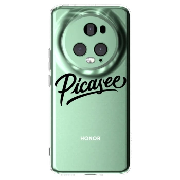 Picasee husă transparentă din silicon pentru Honor Magic5 Pro - Picasee - old logo - black