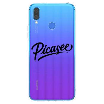 Picasee husă transparentă din silicon pentru Huawei Nova 3 - Picasee - old logo - black