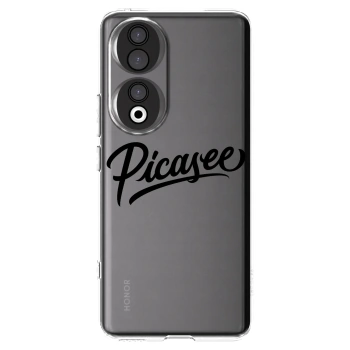 Picasee husă transparentă din silicon pentru Honor 90 5G - Picasee - old logo - black