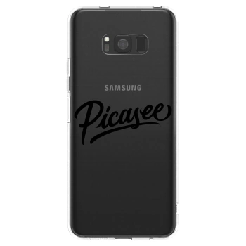 Picasee husă transparentă din silicon pentru Samsung Galaxy S8 G950F - Picasee - old logo - black