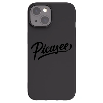 Picasee husă neagră din silicon pentru Apple iPhone 15 - Picasee - old logo - black