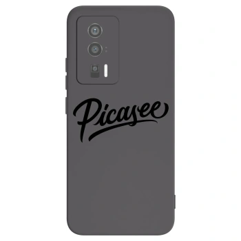 Picasee husă neagră din silicon pentru Xiaomi Poco F5 Pro 5G - Picasee - old logo - black