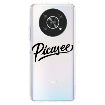 Picasee husă transparentă din silicon pentru Honor Magic4 Lite 5G - Picasee - old logo - black