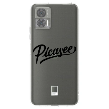 Picasee husă transparentă din silicon pentru Motorola Edge 30 Neo - Picasee - old logo - black