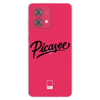 Picasee husă transparentă din silicon pentru Motorola Moto G84 5G - Picasee - old logo - black