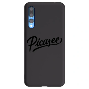 Picasee husă neagră din silicon pentru Huawei P20 Pro - Picasee - old logo - black