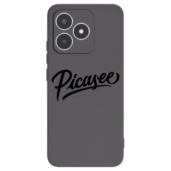 Picasee husă neagră din silicon pentru Realme C53 - Picasee - old logo - black