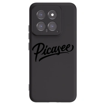Picasee husă neagră din silicon pentru Xiaomi 14 - Picasee - old logo - black