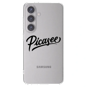 Picasee husă transparentă din silicon pentru Samsung Galaxy S24 S921B 5G - Picasee - old logo - black