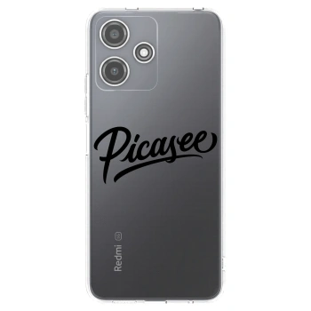 Picasee husă transparentă din silicon pentru Xiaomi Redmi 12 5G - Picasee - old logo - black