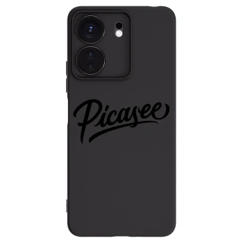 Picasee husă neagră din silicon pentru Xiaomi Redmi 13C 4G - Picasee - old logo - black