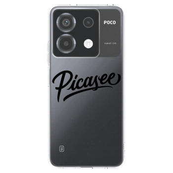 Picasee husă transparentă din silicon pentru Xiaomi Poco X6 - Picasee - old logo - black