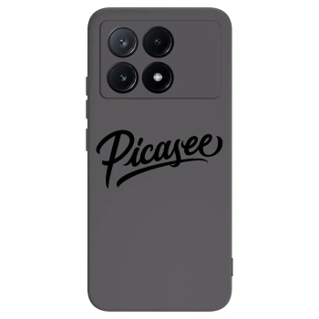 Picasee husă neagră din silicon pentru Xiaomi Poco X6 Pro - Picasee - old logo - black