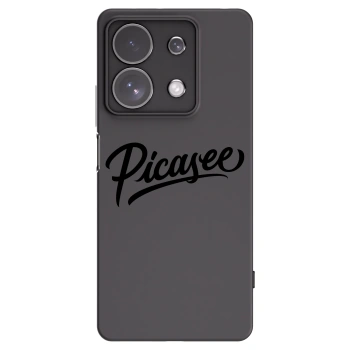 Picasee husă neagră din silicon pentru Xiaomi Redmi Note 13 Pro 4G - Picasee - old logo - black