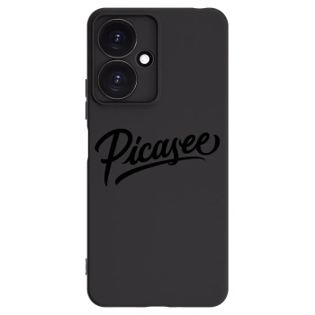 Picasee husă neagră din silicon pentru Xiaomi Redmi 13C 5G - Picasee - old logo - black