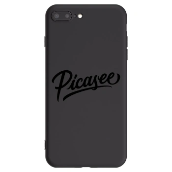 Picasee husă neagră din silicon pentru Apple iPhone 7 Plus - Picasee - old logo - black