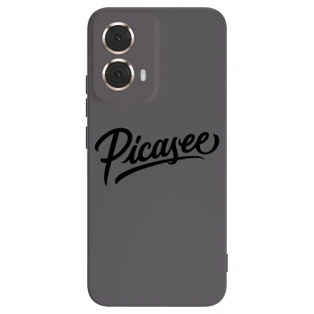 Picasee husă neagră din silicon pentru Motorola Moto G85 - Picasee - old logo - black