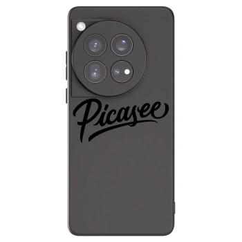 Picasee husă neagră din silicon pentru OnePlus 12 5G - Picasee - old logo - black