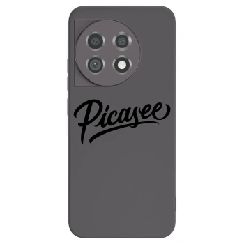 Picasee husă neagră din silicon pentru OnePlus 11 5G - Picasee - old logo - black
