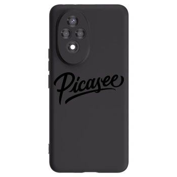 Picasee husă neagră din silicon pentru Honor 200 Pro 5G - Picasee - old logo - black
