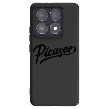 Picasee husă neagră din silicon pentru Xiaomi 14T Pro - Picasee - old logo - black