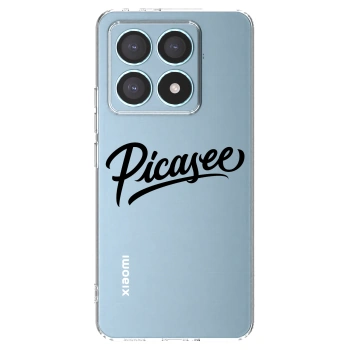 Picasee husă transparentă din silicon pentru Xiaomi 14T Pro - Picasee - old logo - black