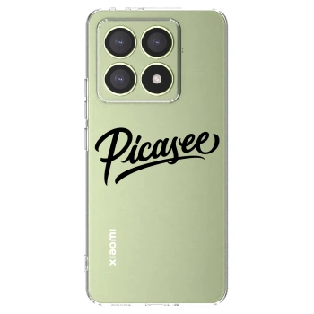 Picasee husă transparentă din silicon pentru Xiaomi 14T - Picasee - old logo - black