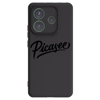 Picasee husă neagră din silicon pentru Xiaomi Redmi Note 14 5G - Picasee - old logo - black