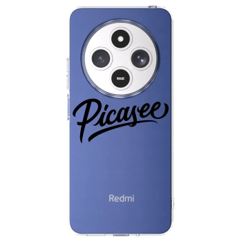 Picasee husă transparentă din silicon pentru Xiaomi Redmi 14C - Picasee - old logo - black