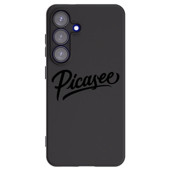 Picasee husă neagră din silicon pentru Samsung Galaxy S25 5G - Picasee - old logo - black