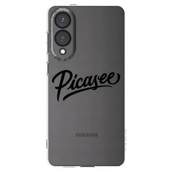 Picasee husă transparentă din silicon pentru Samsung Galaxy S25 Edge 5G - Picasee - old logo - black