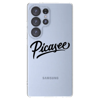 Picasee husă transparentă din silicon pentru Samsung Galaxy S25 Ultra 5G - Picasee - old logo - black