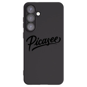 Picasee husă neagră din silicon pentru Samsung Galaxy S25+ 5G - Picasee - old logo - black