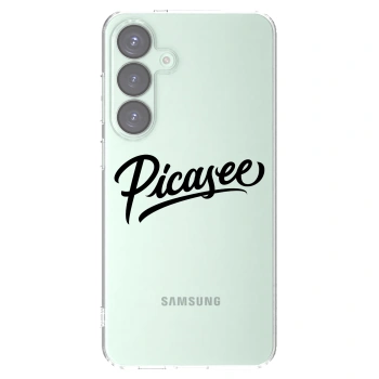 Picasee husă transparentă din silicon pentru Samsung Galaxy S25+ 5G - Picasee - old logo - black