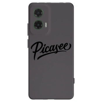 Picasee husă neagră din silicon pentru Motorola Moto G35 5G - Picasee - old logo - black