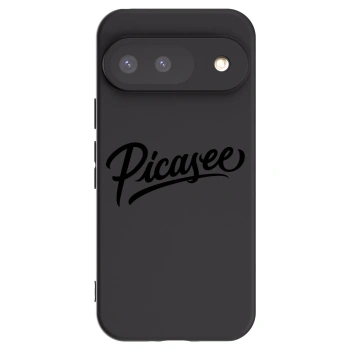 Picasee husă neagră din silicon pentru Google Pixel 9 - Picasee - old logo - black